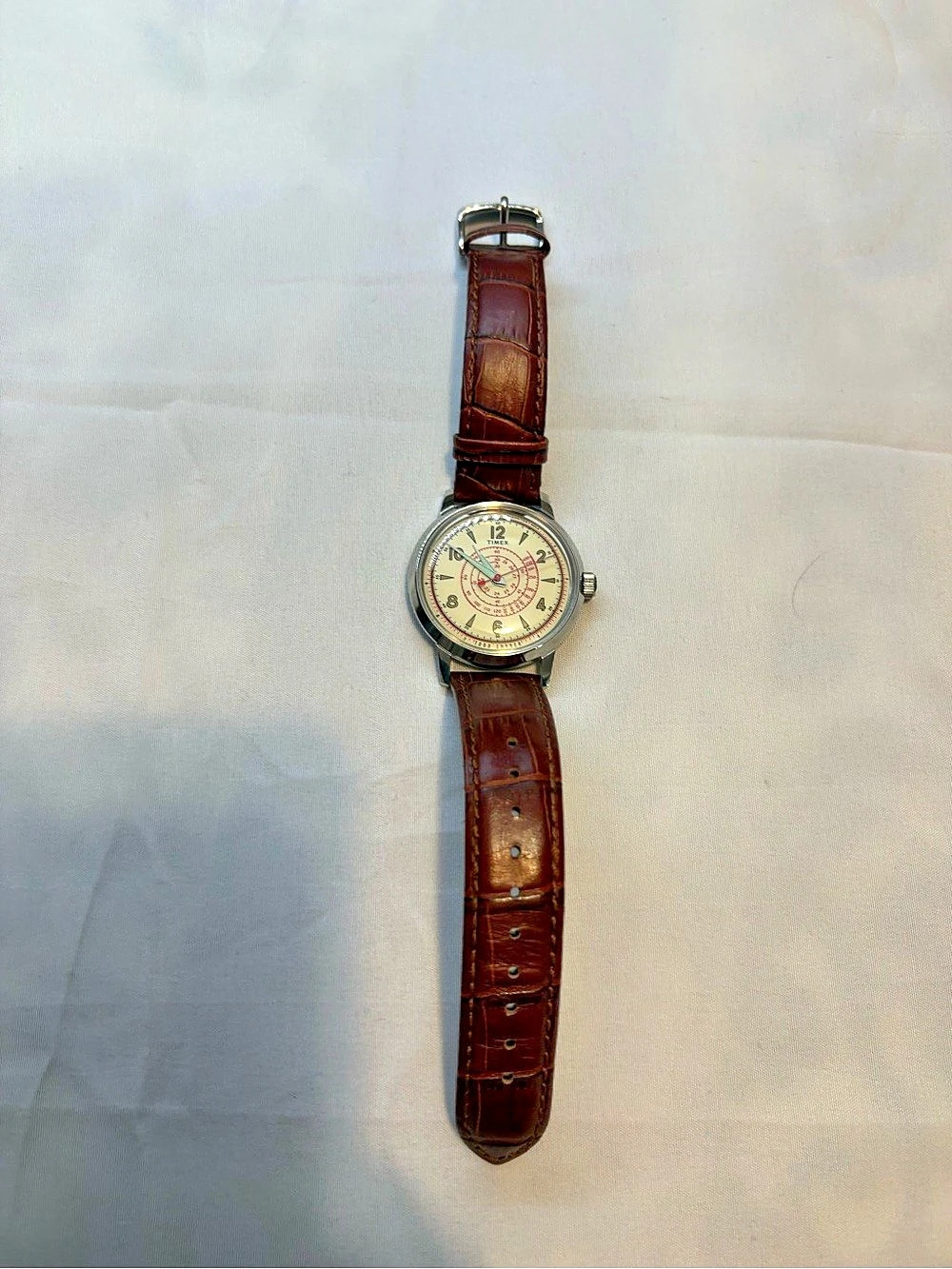 Timex x Todd Snyder Beekman Watch Brown & Silver